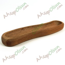 Ahşap Kavisli Zeytin sunum No:1 · 20x5,4 cm