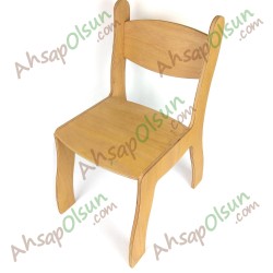 Ahşap Çocuk Sandalyesi · 40x30 h:56 Oturma Yüksekliği: 30cm