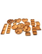 Wooden Breakfast plate / Wooden Snack Plate. Customize Your Sellection